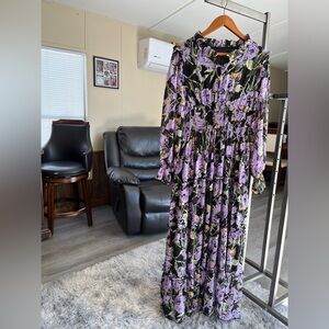 Toleen Floral Blouse XL